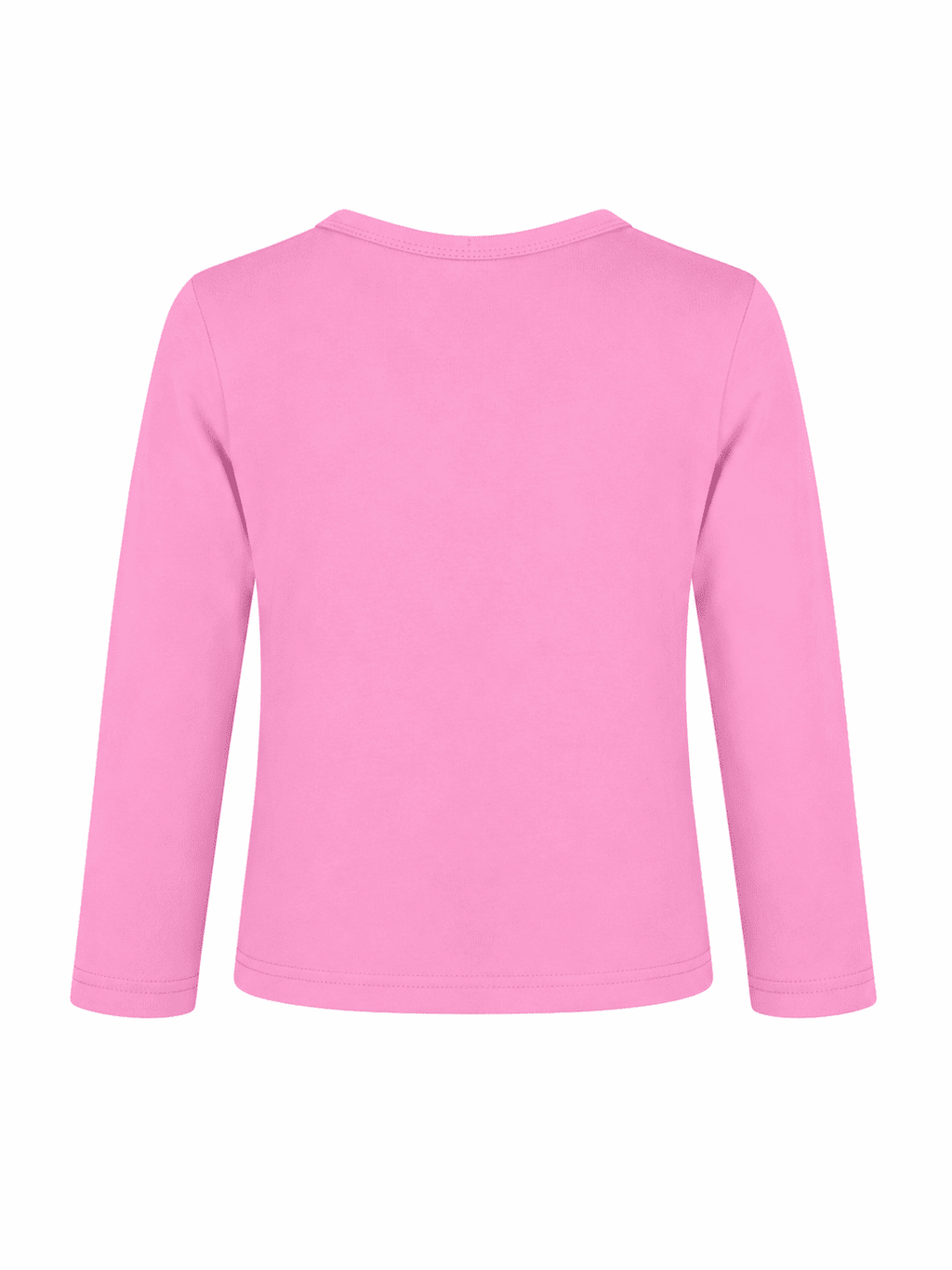 Reekaz Girls Long Sleeve Graphic T-Shirt – Hello Girls Print – Soft Cotton – Pink