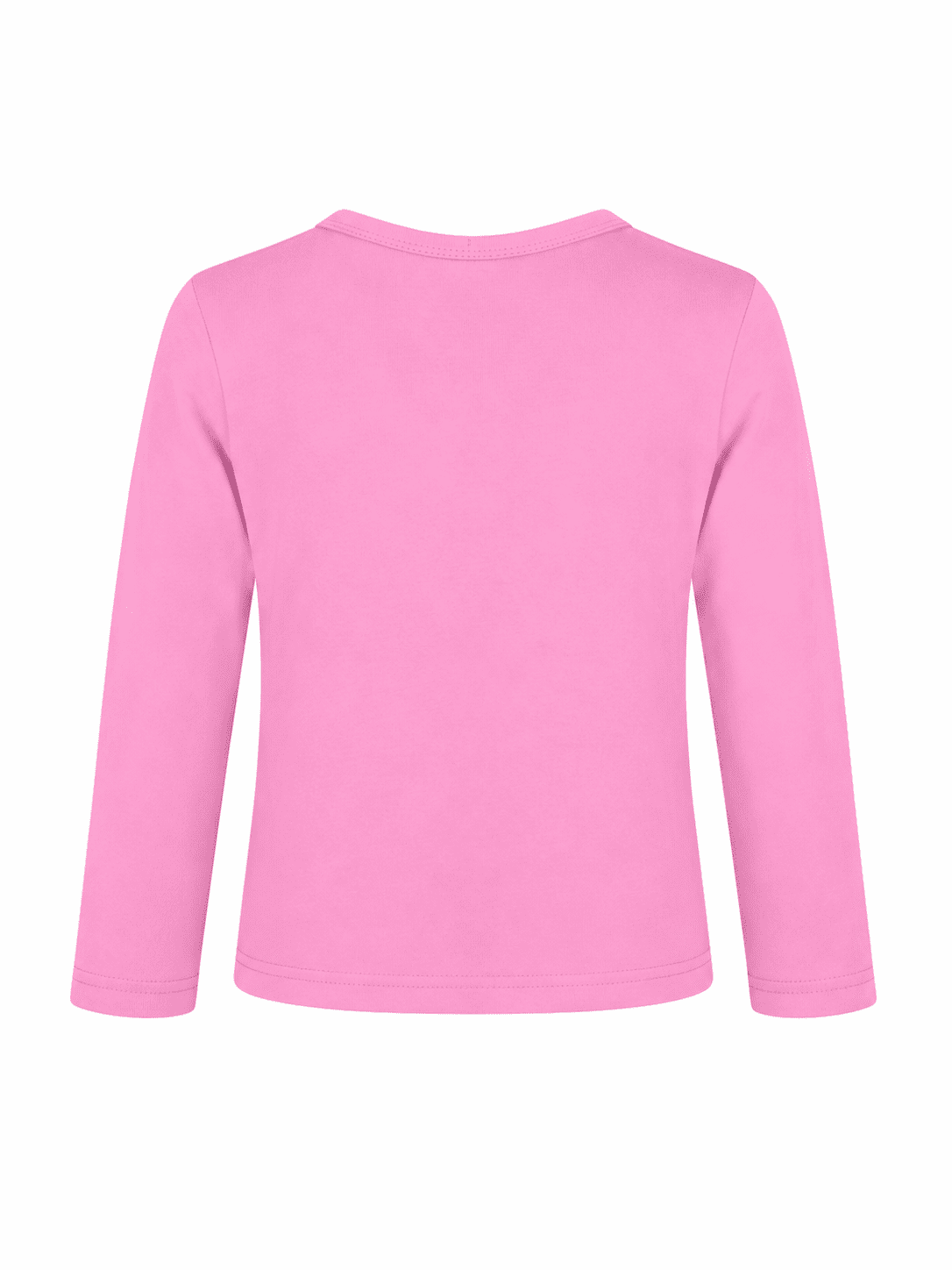 Reekaz Girls Long Sleeve Graphic T-Shirt – Hello Girls Print – Soft Cotton – Pink