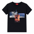 Reekaz Girls "Day Off Fantasy" Graphic T-Shirt – Soft Cotton Crew Neck Casual Tee – Black