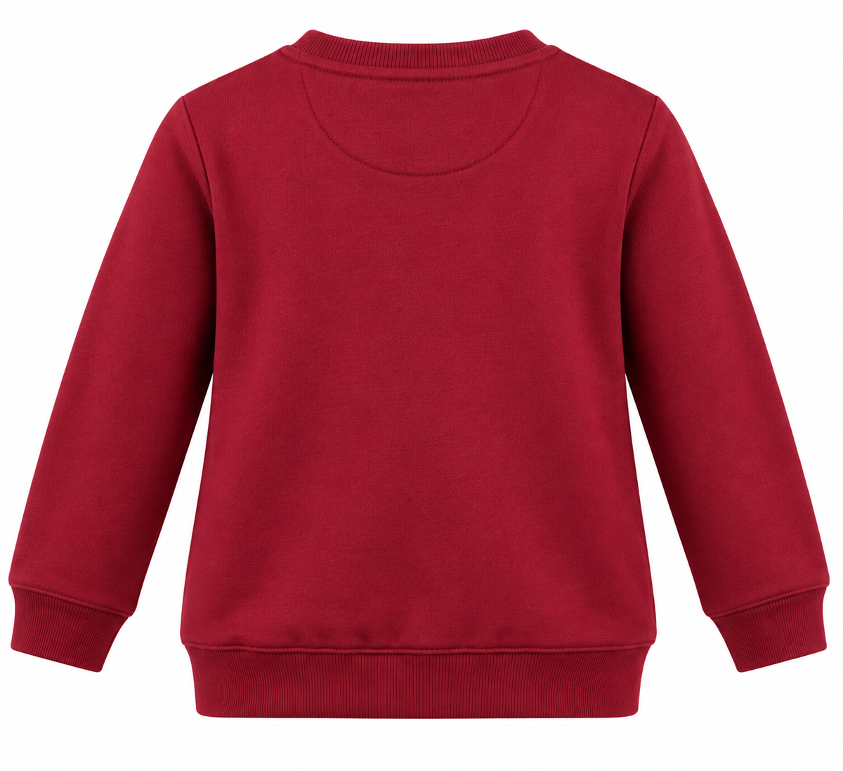 Boys Burgundy No Pain No Gain Full Sleeve Winter Sweatshirt
