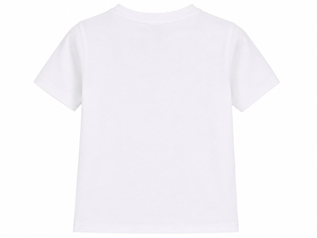 Reekaz Girls Super Girl Graphic T-Shirt – White Cotton Half Sleeve Tee (1–12 Years)