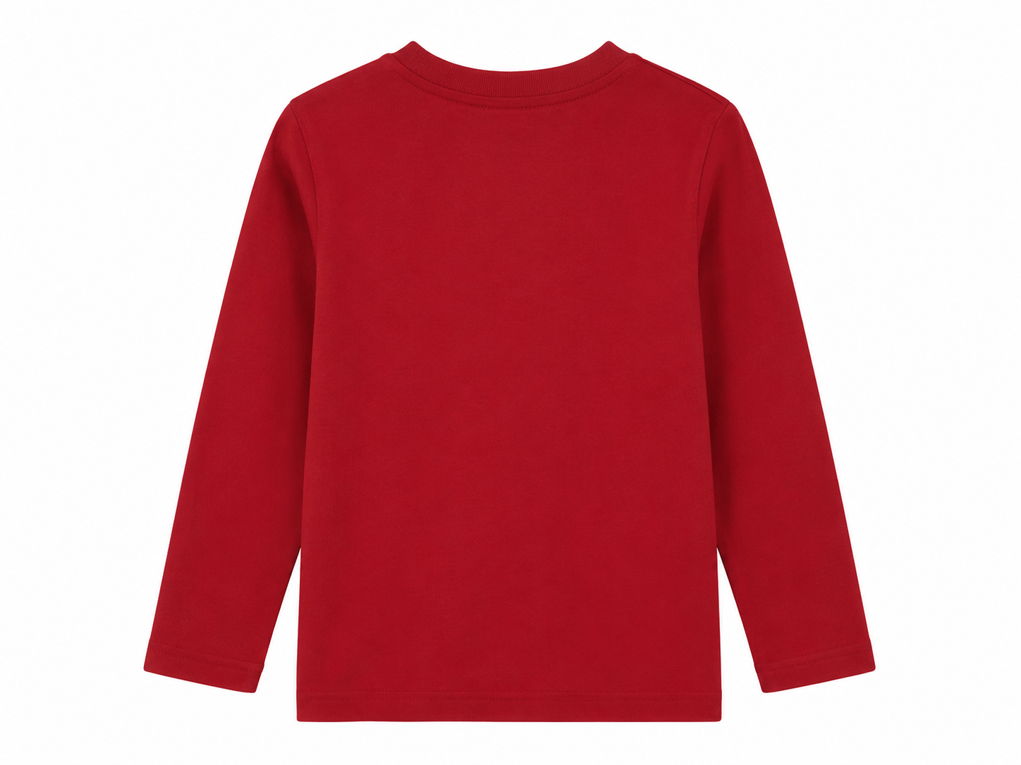 Reekaz Boys Red Full Sleeve T-Shirt – "Life is a Journey Enjoy the Ride" Graphic Cotton Tee