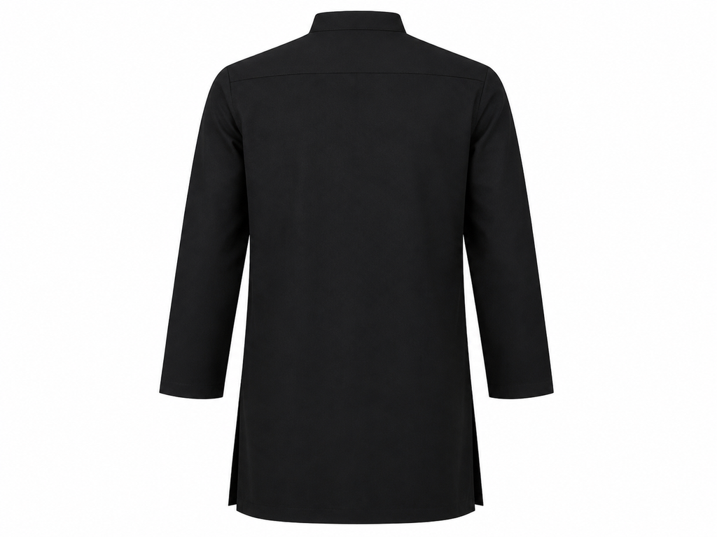 REEKAZ Boys Black Cotton Kurta | Traditional Pakistani Kurta for Kids | Eid & Casual Wear (1-6 Years)