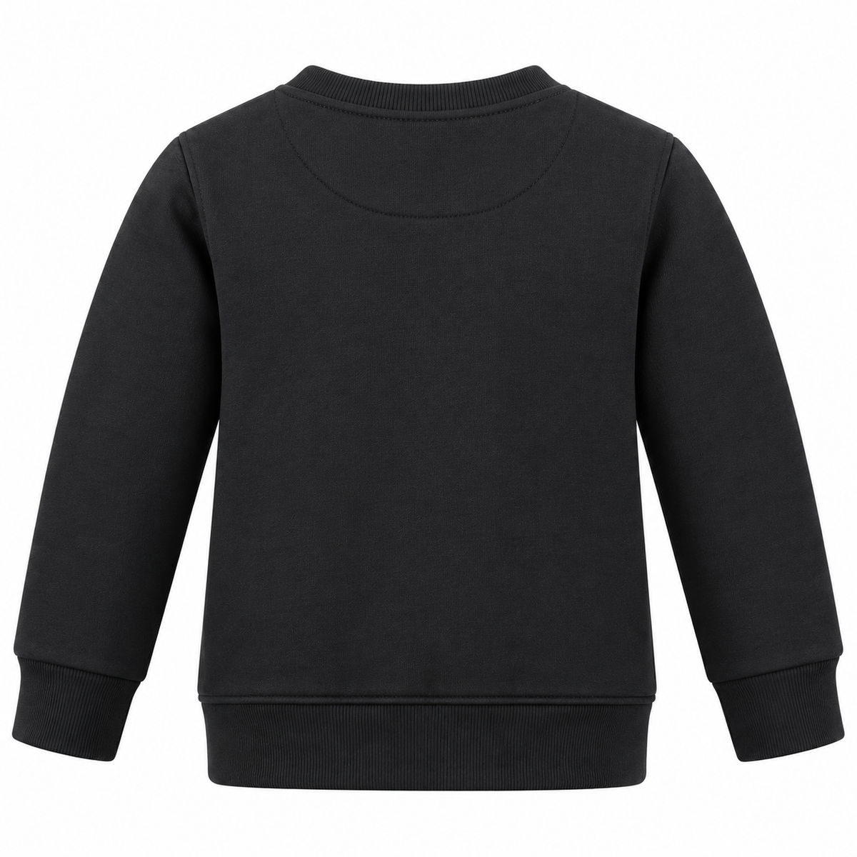 Boys Black Saving The Day Superhero Printed Winter Sweatshirt