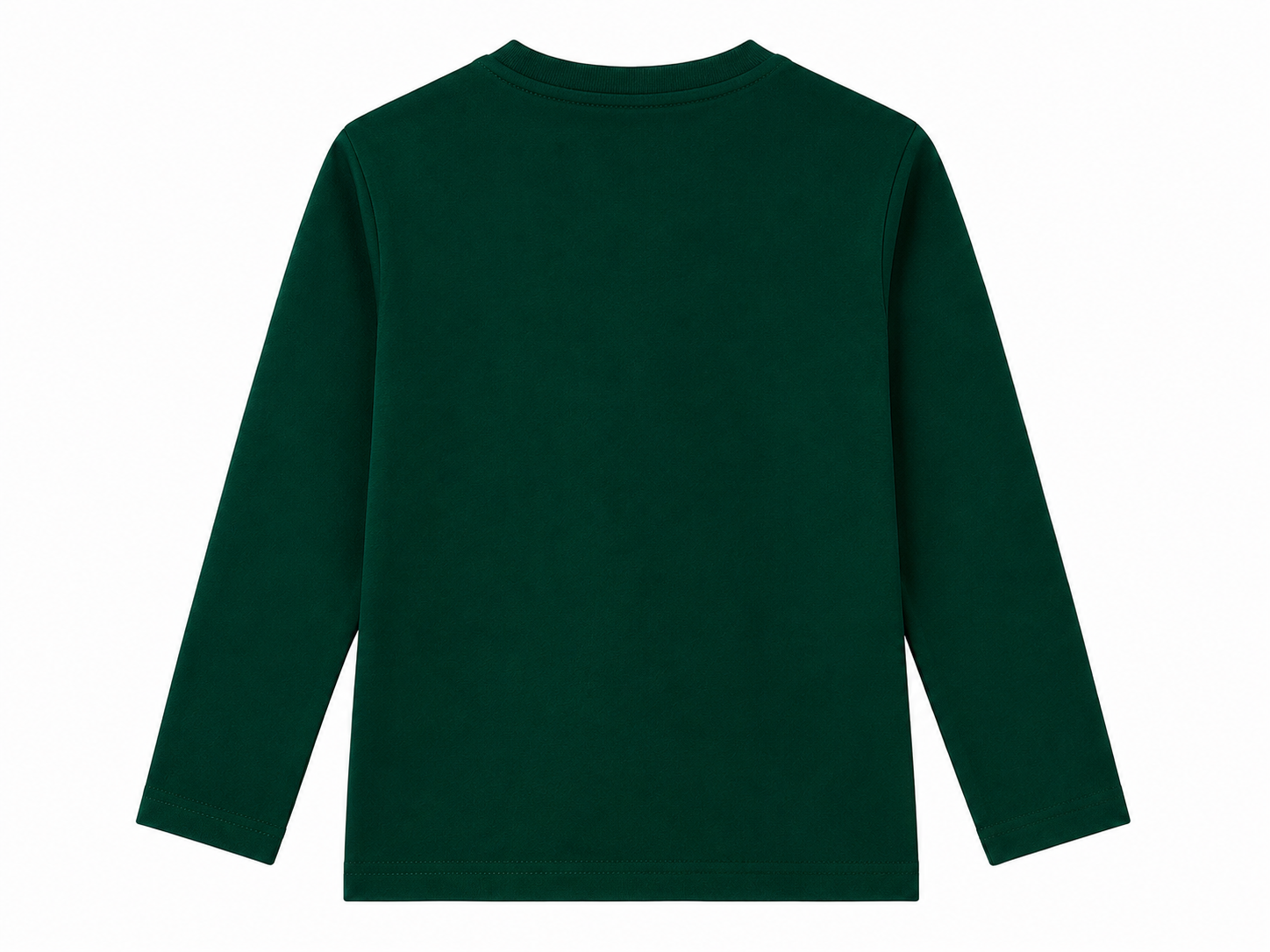 Reekaz Boys Dark Green Long Sleeve Bicycle Graphic T-Shirt – Enjoy Every Moment Happily