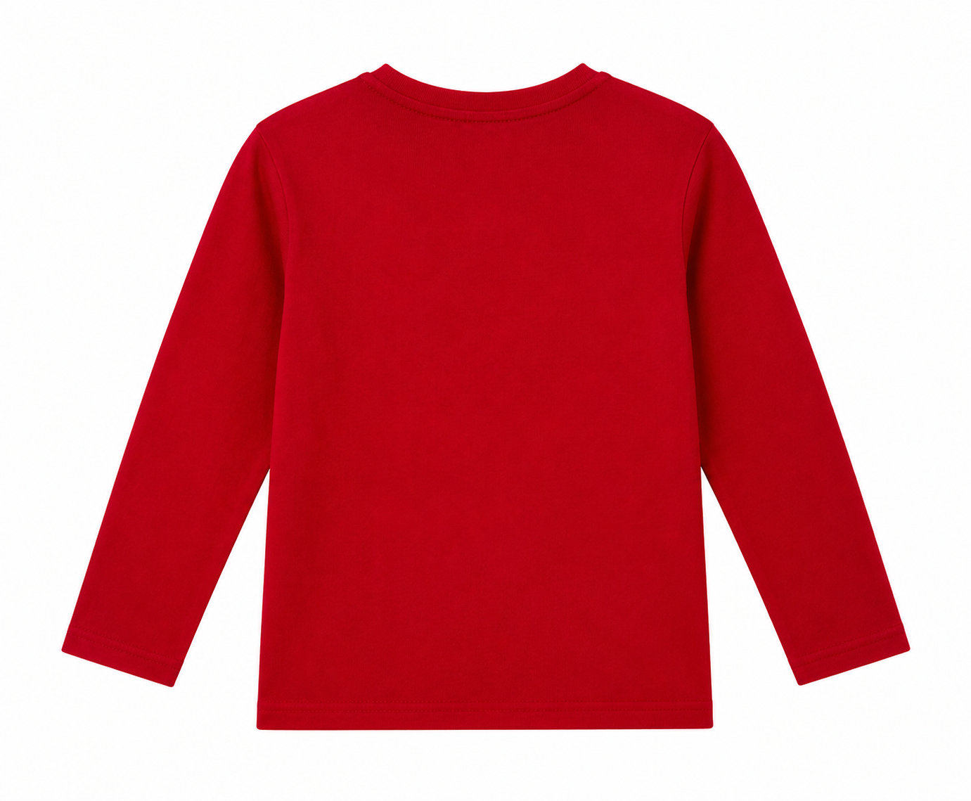 Reekaz Everyday Galaxy Girls Long Sleeve T-Shirt - Red | Graphic Cotton Tee