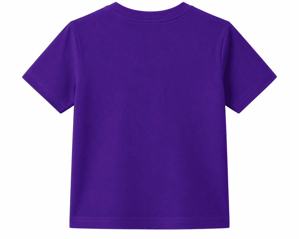 Reekaz Kids Purple "Eat. Sleep. Soccer. Repeat." Graphic T-Shirt – Soft Cotton Half Sleeves | Boys 1–12 Years