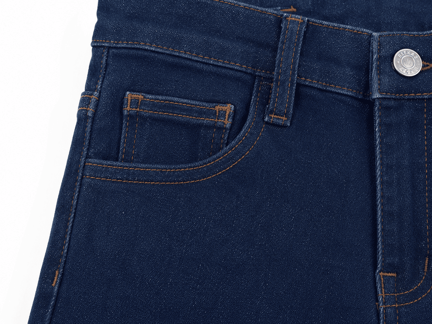 Reekaz Kids Premium Dark Blue Denim Jeans – Classic Everyday Fit