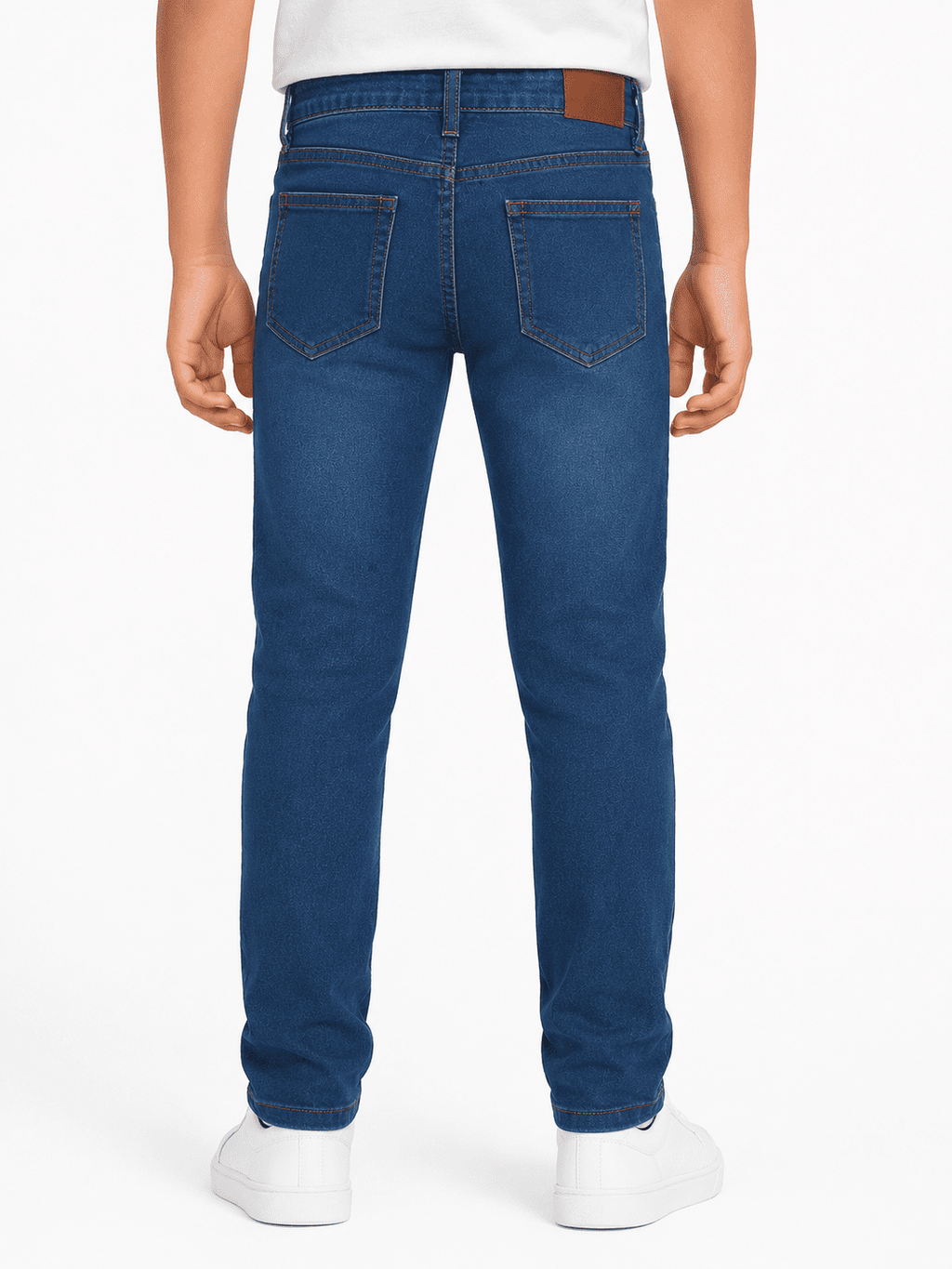 Reekaz Boys Light Blue Denim Jeans – Classic Casual Full-Length Pant