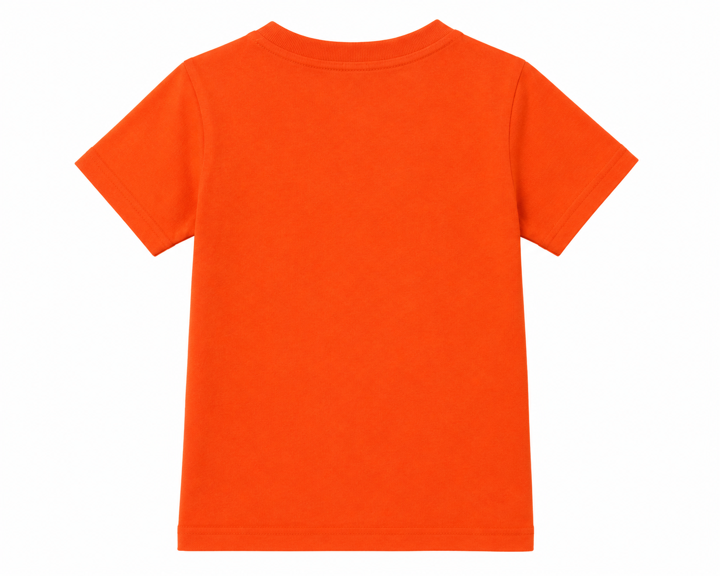 Sunshine & Smiles Girls Graphic T-Shirt - Orange | Soft Cotton Short Sleeve Tee