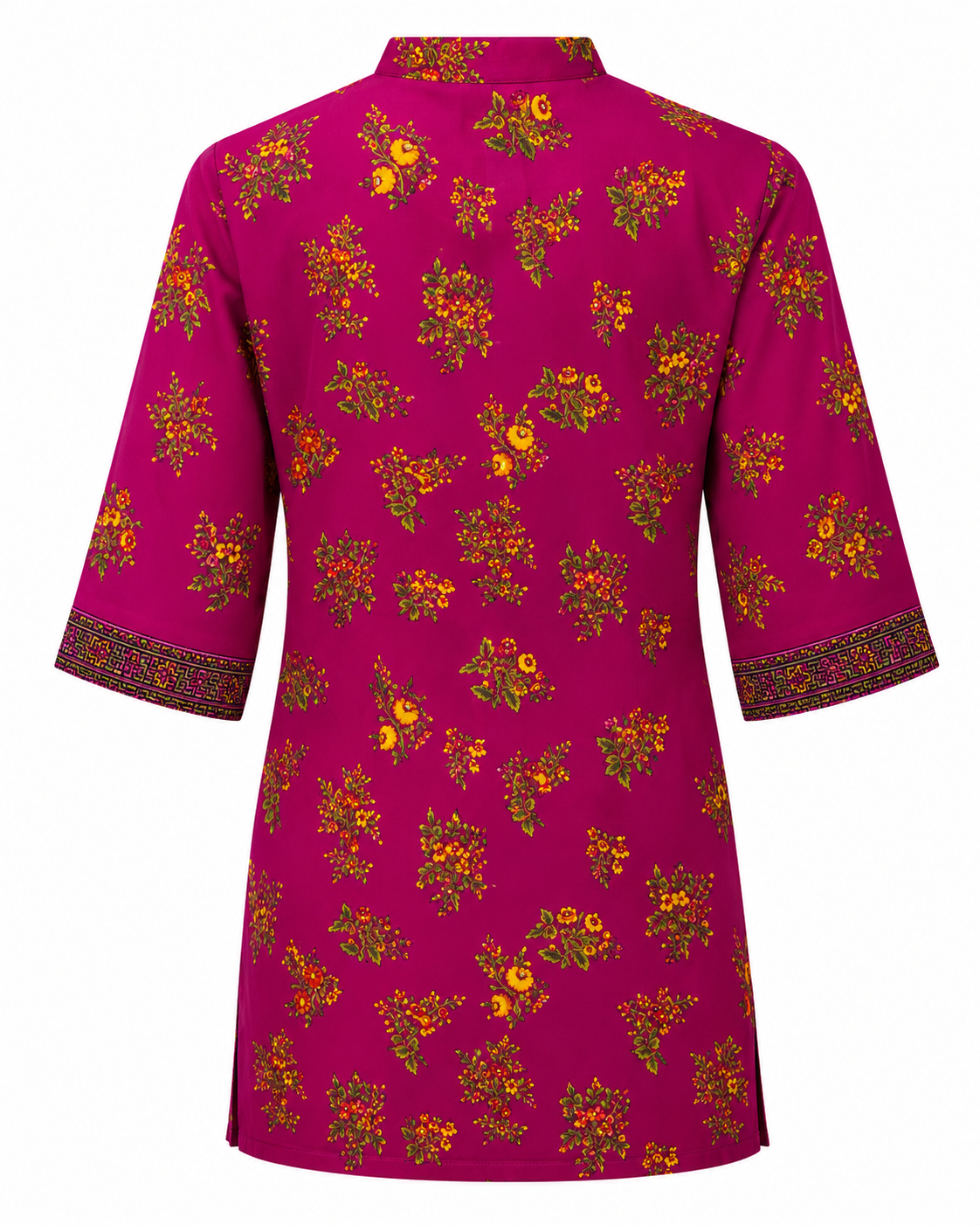 Reekaz Girls Floral Printed Co-Ord Set – Magenta | Soft & Comfortable Cotton 2-Piece Outfit