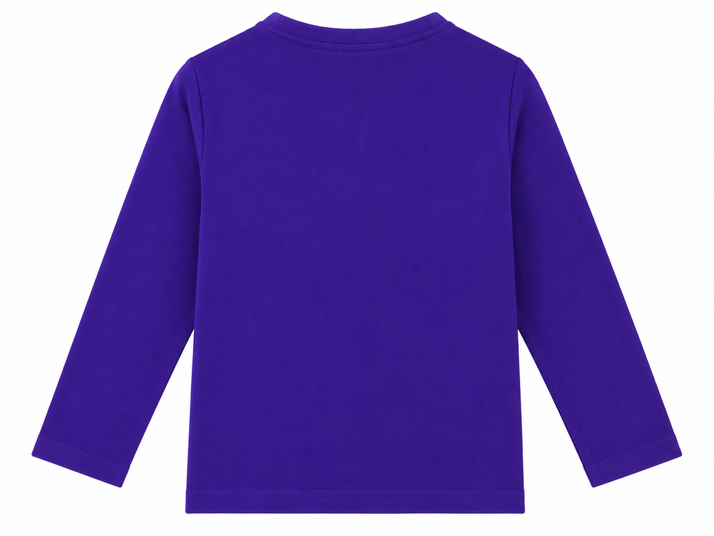 Reekaz Girls Purple Long Sleeve T-Shirt – The Hamptons Summer Dream Graphic Cotton Tee