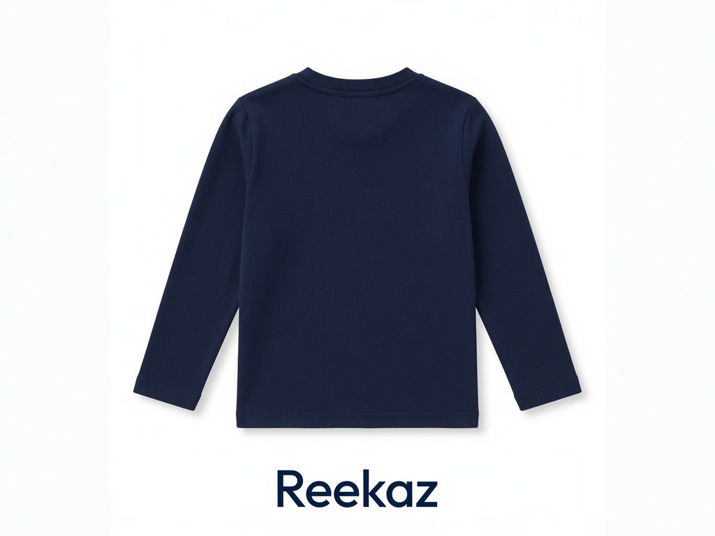 Daddy's Little Buddy Navy Blue Long Sleeve T-Shirt for Boys | Reekaz Kids Fashion | 1-12 Years